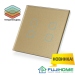 Сенсорный выключатель четырёхклавишный с подсветкой FUJIHOME FHZ-011G4GLD