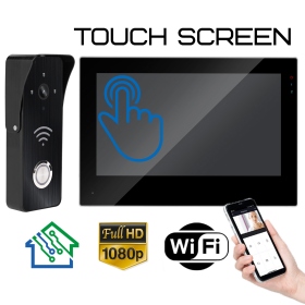 Комплект видеодомофона с Wi-Fi FUJIHOME FHD-5703B FULL HD (с вызывной панелью C-500B)