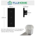 Умный сенсорный выключатель с WiFi FUJIHOME FHZ-007TG3B работает с Алисой, 3 поста