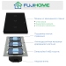 Умный сенсорный выключатель с WiFi FUJIHOME FHZ-007TG3B работает с Алисой, 3 поста