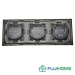Умный сенсорный выключатель с WiFi FUJIHOME FHZ-007TG3B работает с Алисой, 3 поста