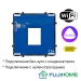 Модуль-механизм для сенсорного выключателя с WiFi FUJIHOME B-6WF101L, одноклавишный (1 кнопка), без нуля и с нулём, работает с Алиса