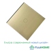 Сенсорный выключатель одноклавишный с подсветкой FUJIHOME FHZ-011G1GLD