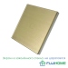Сенсорный выключатель одноклавишный с подсветкой FUJIHOME FHZ-011G1GLD