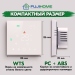 Терморегулятор для тёплого пола FUJIHOME FHW-150W с WiFi, экран из закаленного стекла