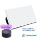 Умный сенсорный выключатель с WiFi FUJIHOME FHZ-006DG2W работает с Алисой, 2 поста