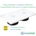 Умный сенсорный выключатель с WiFi FUJIHOME FHZ-006DG2W работает с Алисой, 2 поста