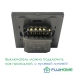 Умный сенсорный выключатель с WiFi FUJIHOME FHZ-017G2B работает с Алисой