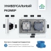 Сенсорный выключатель WIFI с розеткой FUJIHOME SW1G, цвет серый, работает с Яндекс Алиса