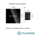 Сенсорный выключатель (диммер) для управления шторами FUJIHOME TW-C101N-BK, цвет черный