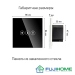 Сенсорный выключатель (диммер) для управления шторами FUJIHOME TW-C101NG-BK, цвет черный